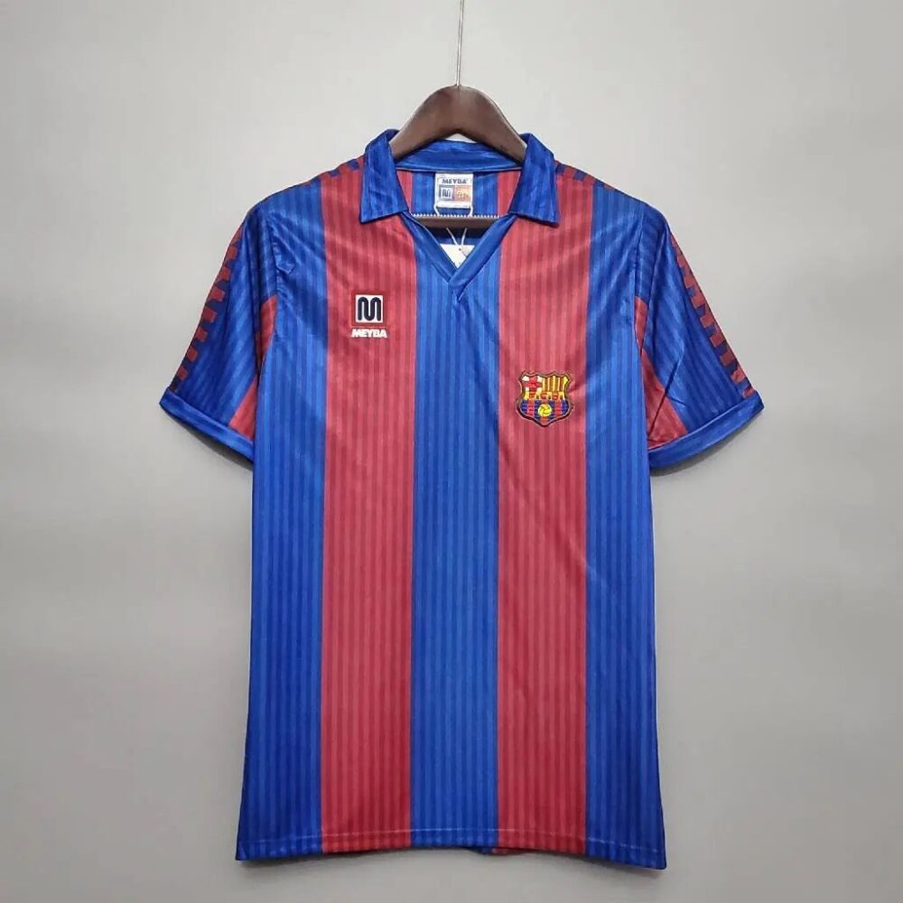 Barcelona 9091 Home Home Football Retro Jersey 32422