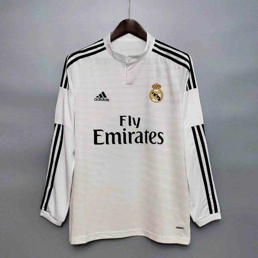 Real Madrid 201415 Home Ls Retro Jersey 32094