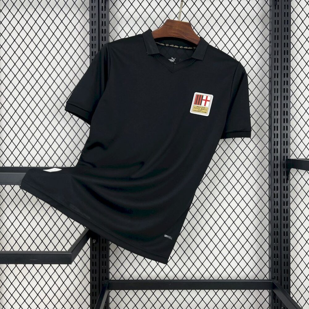 Ac Milan 2024/25 125Th Black Goalkeeper Retro Jersey-4Xl