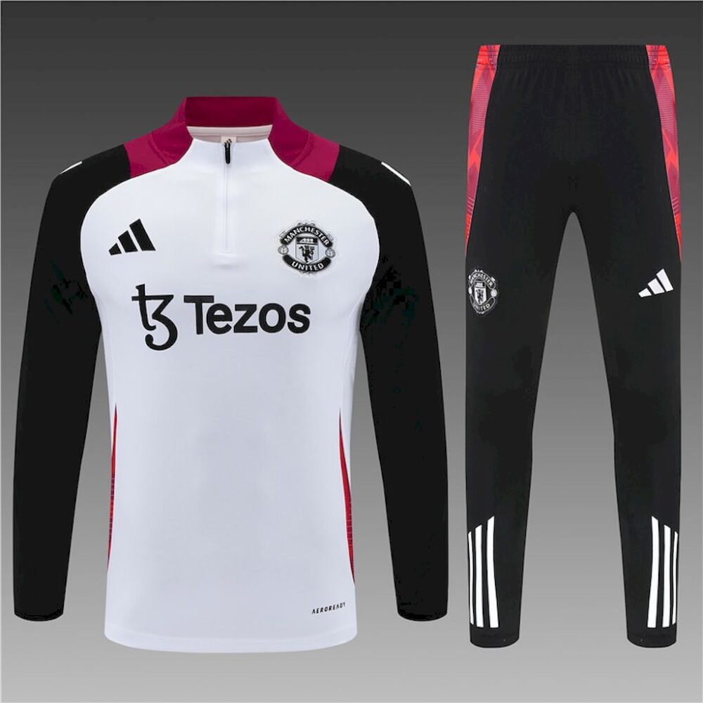 Manchester United 2024/25 Half-Zip Adult Sweater+Pant 14001-Xxl