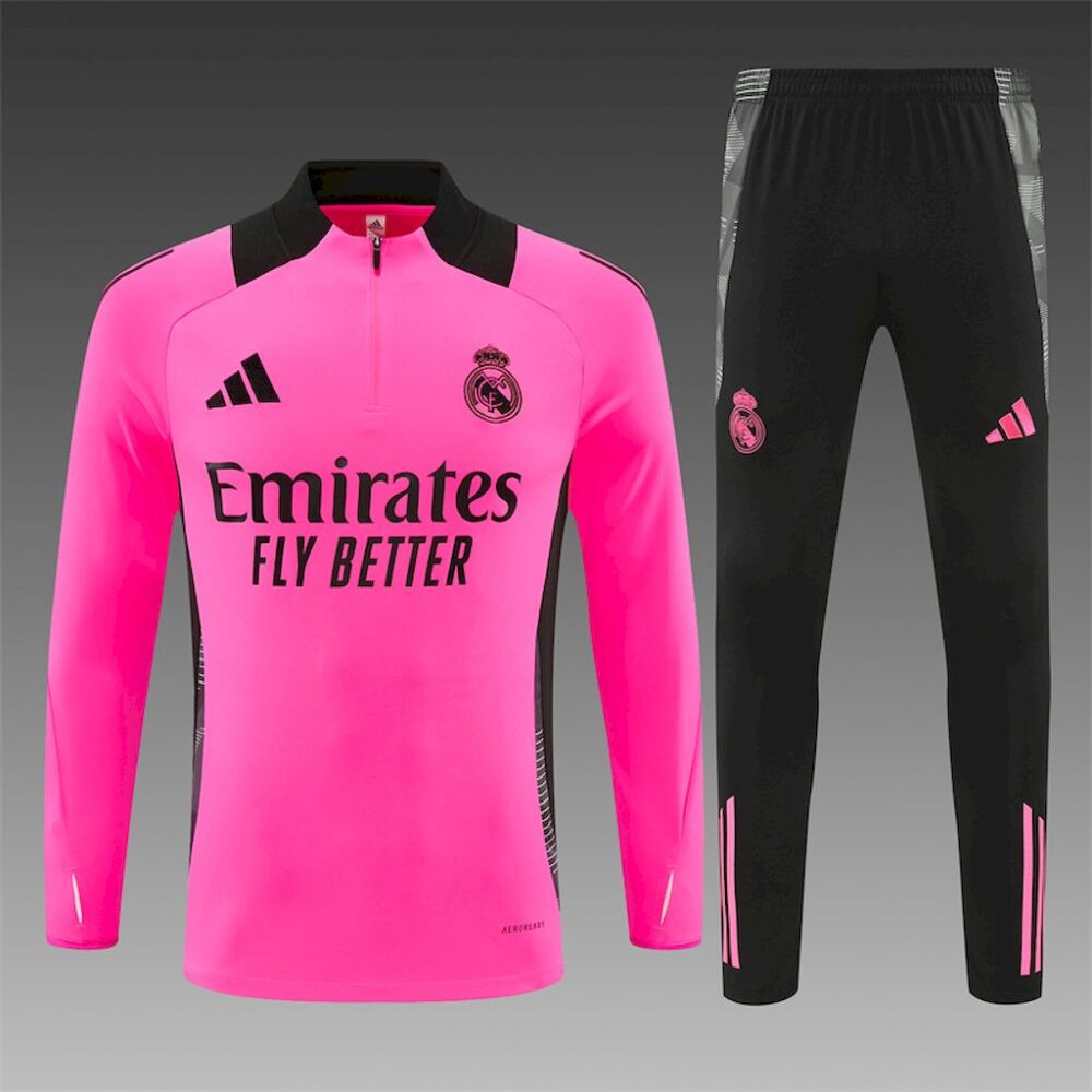 Real Madrid 2024/25 Half-Zip Adult Sweater+Pant 14001-Xxl