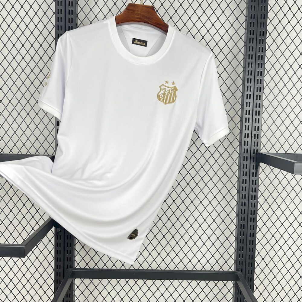 Santos 2025/26 Pele 1.000 Gols White Jersey-Xxl