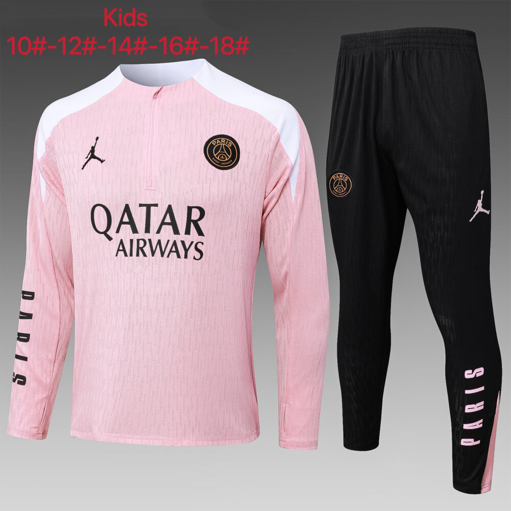 Paris Saint-Germain 2024/25 Half-Zip Kids Sweater+Pant 815-18(155-165)