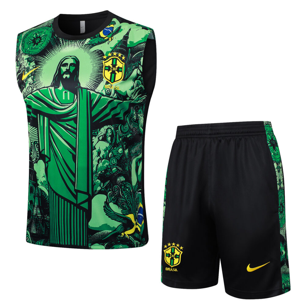 Brazil 2024/25 Adult Tank Top+Short 815-Xxl