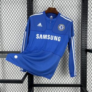Chelsea 2009/10 Home Retro Long Sleeves Jersey-XXL
