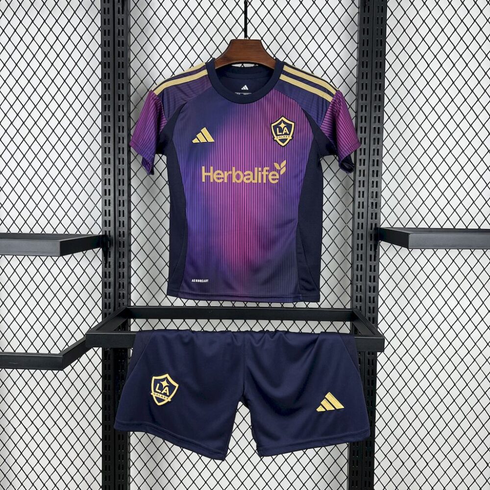 La Galaxy 2025/26 Away Kids Kit-28(12-13Y)