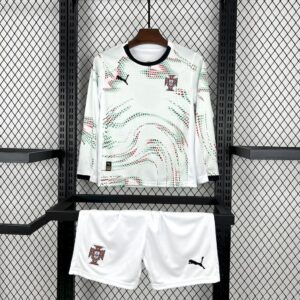 Portugal 2025/26 Away Long Sleeves Kids Kit-28(12-13Y)