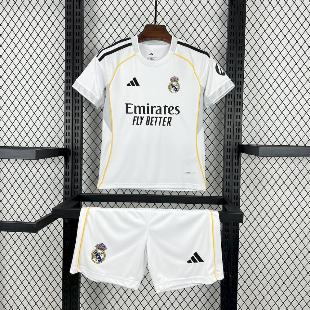 Real Madrid 2025/26 Home Kids Kit-28(12-13Y)